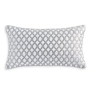 Hudson Park Collection Faded Geometric Decorative Pillow, 12 X 22 - 100% Exclusi